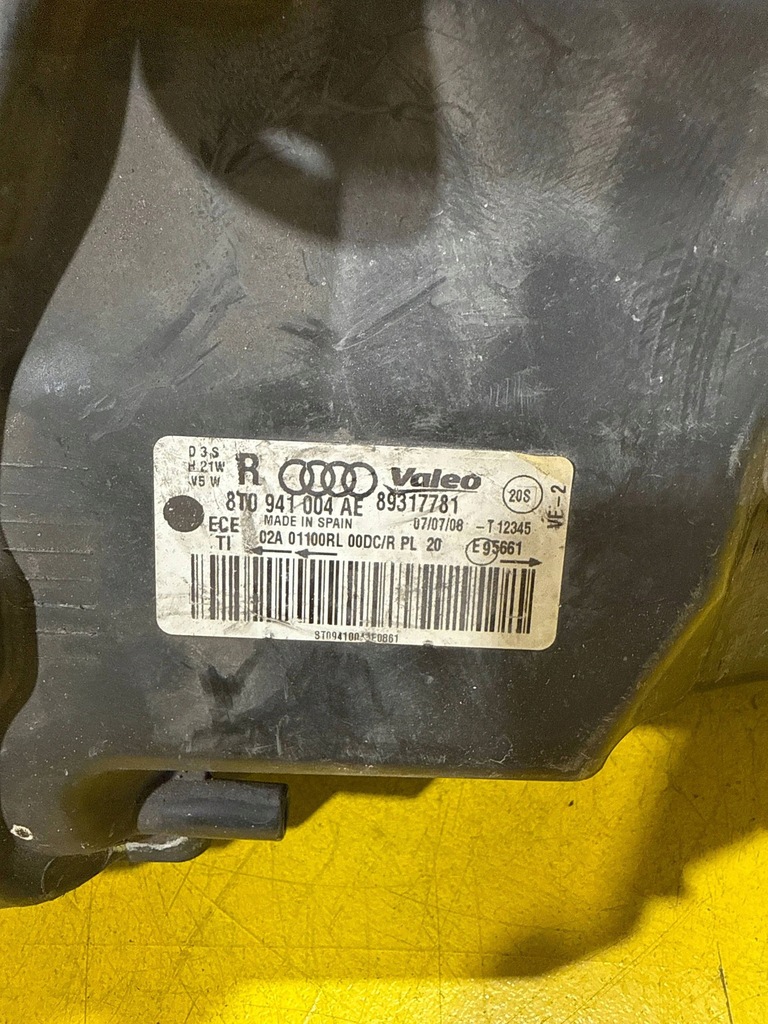 фото №9, Audi a5 8t лампа ксенон правый перед