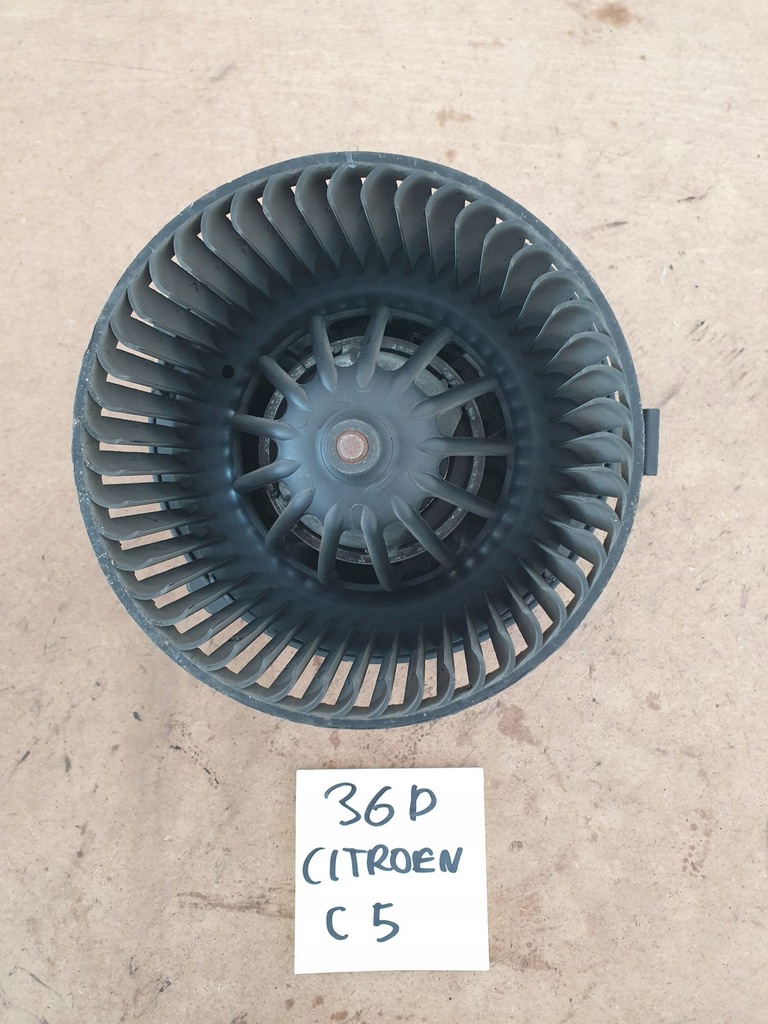 фото №1, 2006 citroen c5 вентилятор обдув / повітродувка 644153