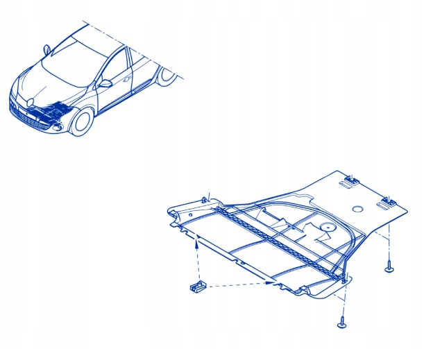 фото №7, Защита pod двигатель renault megane 3 scenic 2008-16