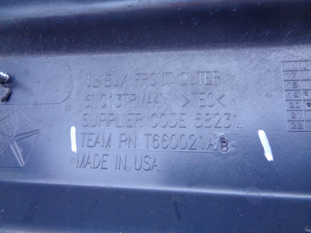 фото №8, Бампер передний jeep wrangler iv 18- nr 26760