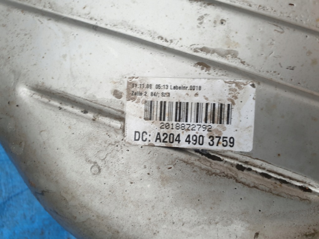 фото №6, Mercedes glk w204 гасник труба вихлопна вихлоп