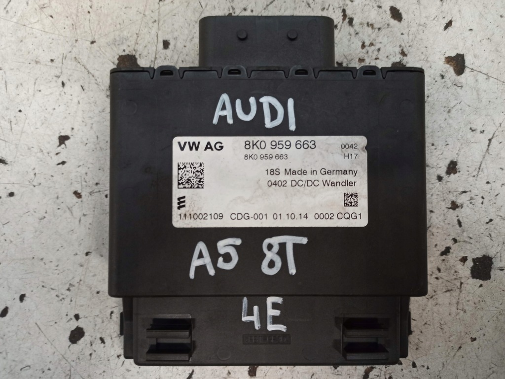 фото №1, Audi a5 8t модуль стабілізатор напруги 8k0959663