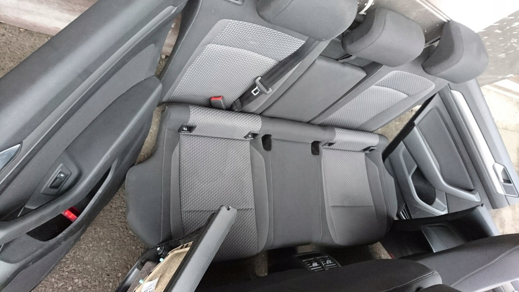 фото №8, Комплект сидений сиденья заднее сиденье обшивки подлокотник passat b8 kombi europa