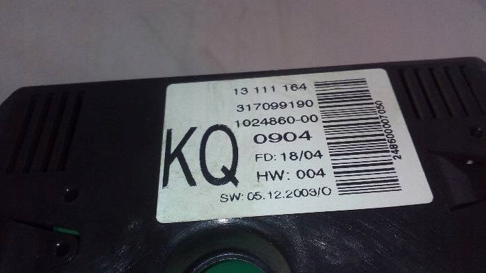 фото №7, Дисплей годинник opel astra h iii 13111164