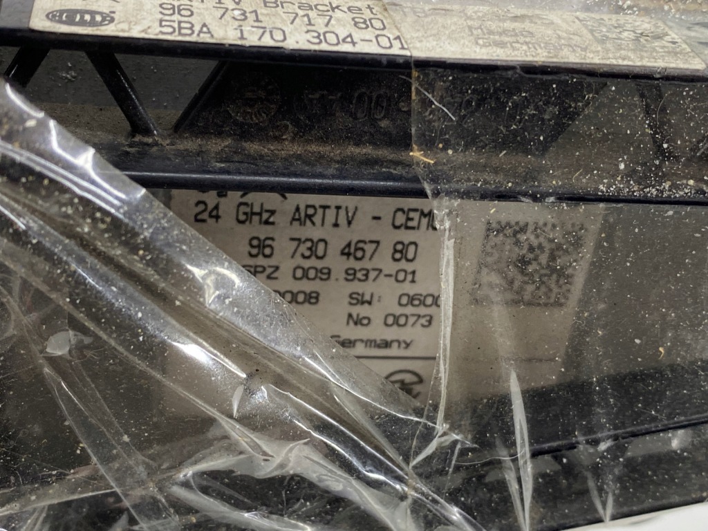 фото №5, Радар круїз-контроль модуль датчик peugeot 3008