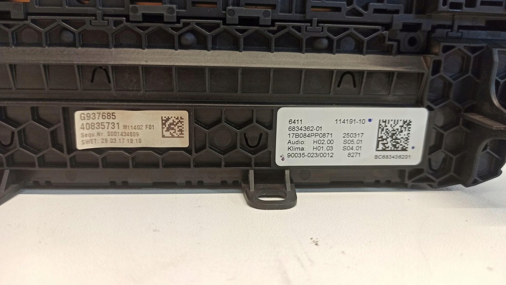 фото №8, Bmw 7 g11 панель кондиціонера 6834362