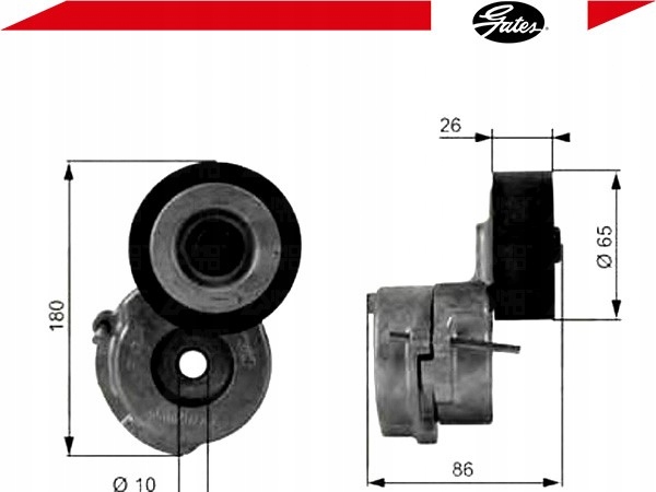 фото №2, Ролик натяжителя alfa romeo mito 1.3 multijet 955
