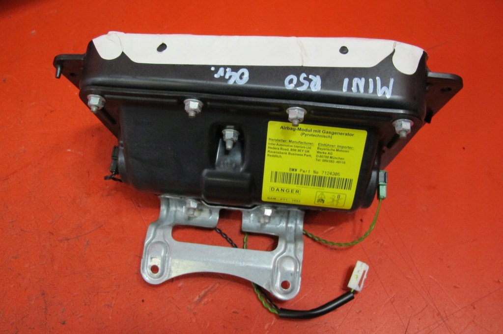 фото №7, Mini one cooper r50 r52 r53 lci lift панель приладів консоль подушки безпеки подушка безпеки панель приладів