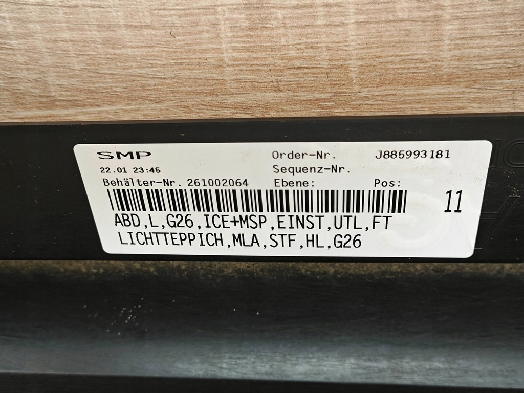 фото №10, Накладка молдинг порог левая bmw 4 g26 i4 g24 27km c4e m-pakiet podświetlen