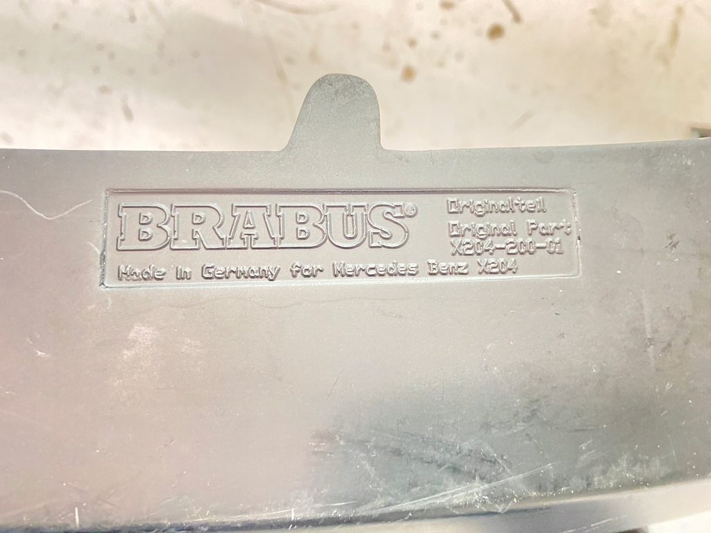 фото №11, Спойлер накладка бампера перед mercedes glk x204 brabus