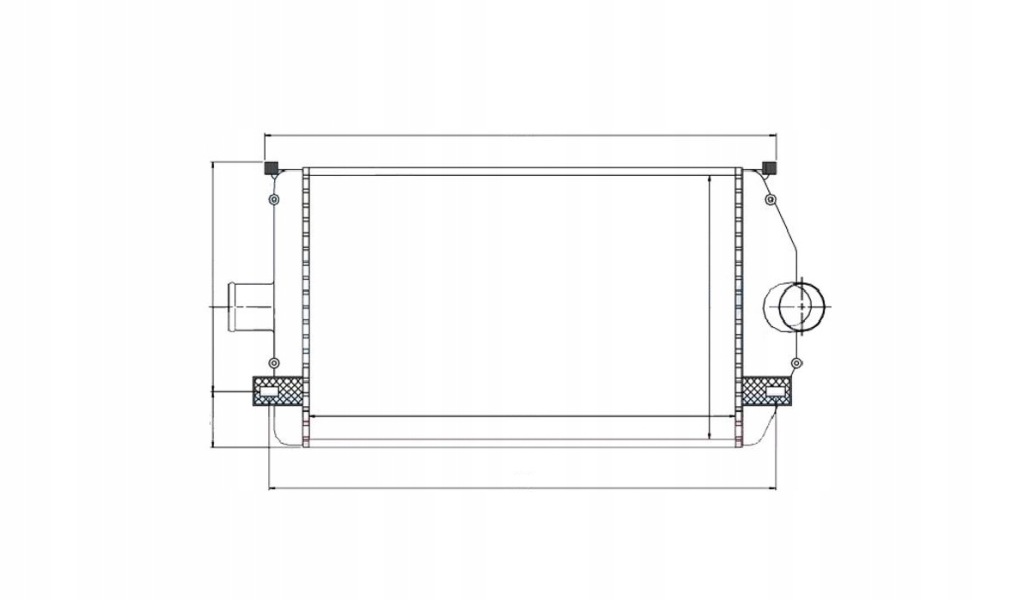 Купити Інтеркулер renault laguna 1 b/k56 99- 7701045349