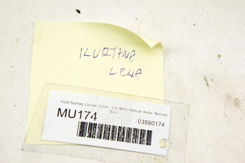 фото №7, Mu174 ford tourneo courier подушка безопасности шторка безопасности левая