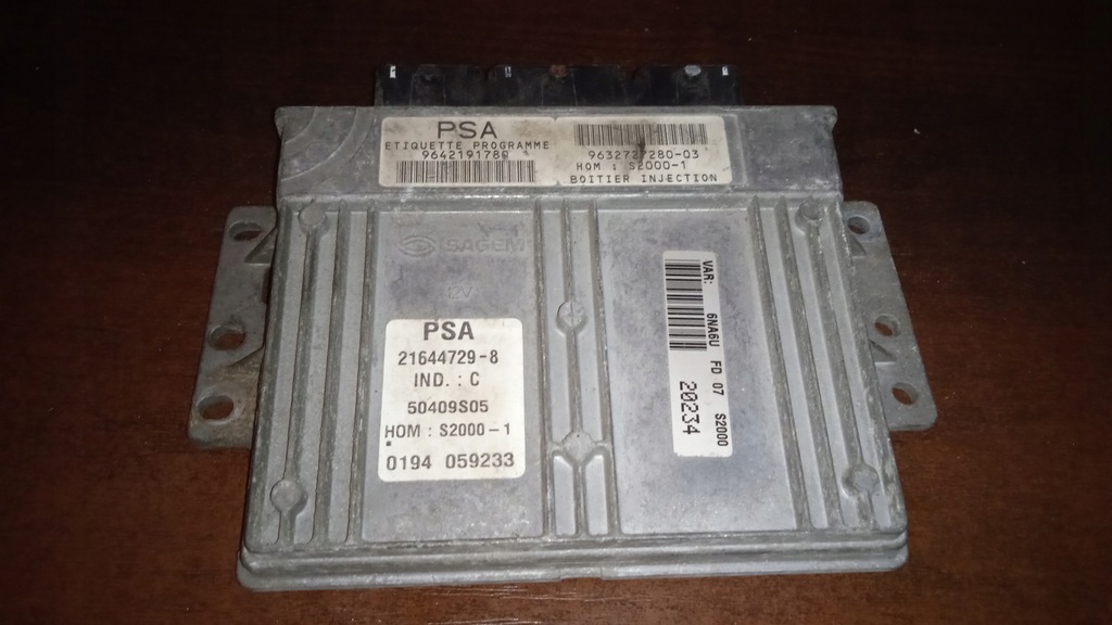 фото №1, Бортовой компьютер citroen xsara picasso 9642191780