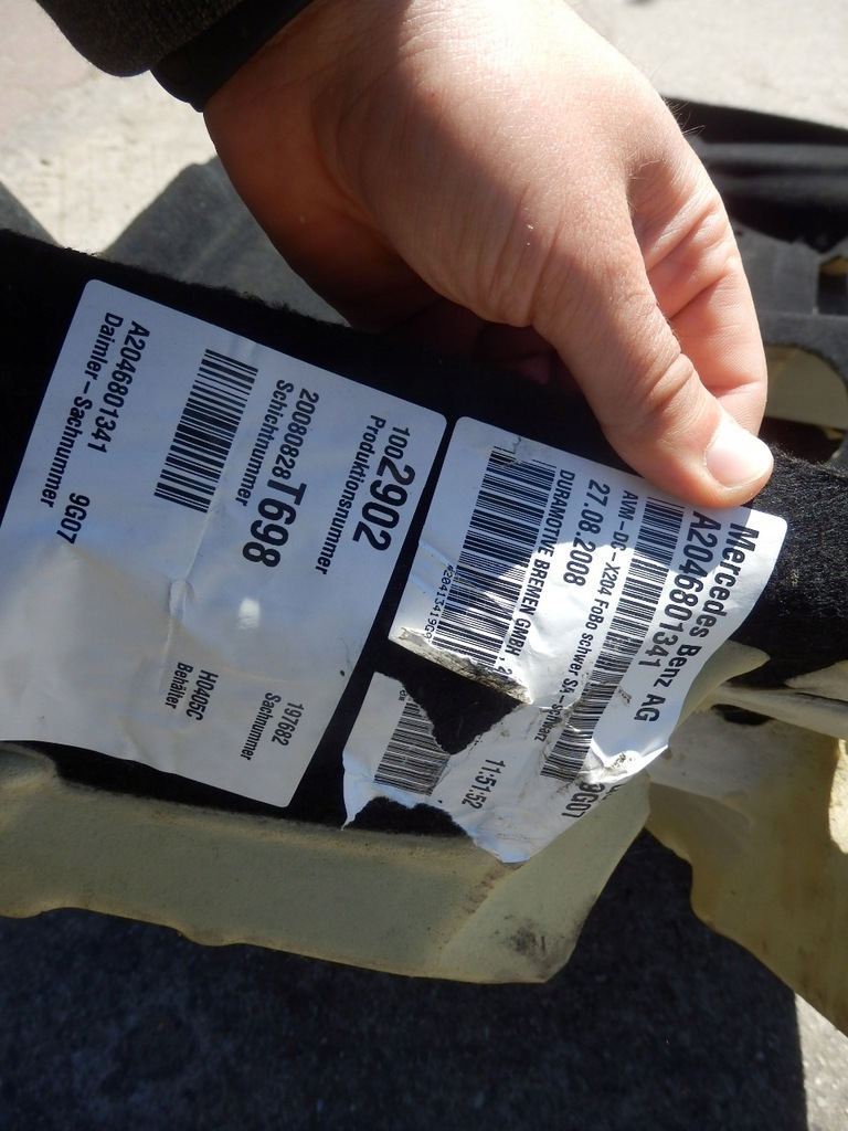 фото №7, Mercedes glk килимок обшивка перед задня