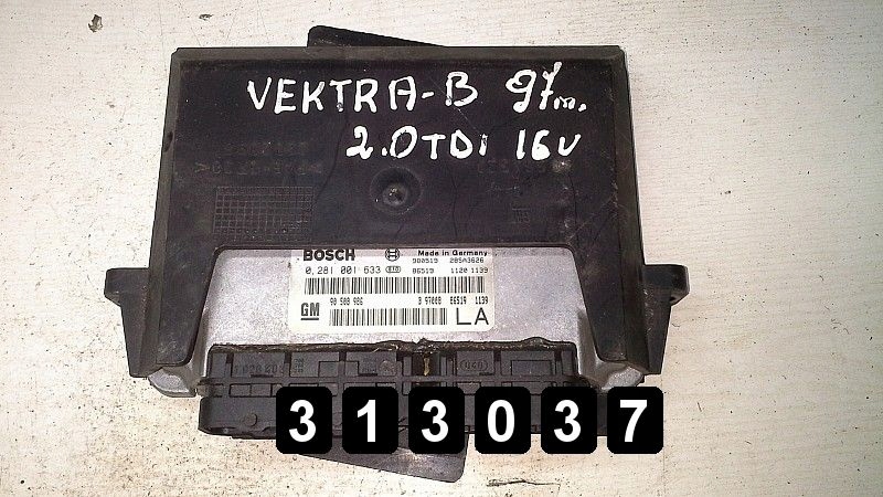 фото №1, 1998 opel vectra ecu 0281001633 90508986