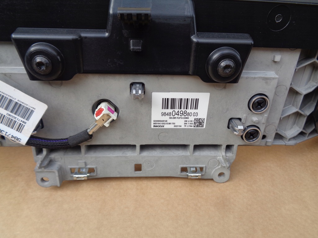 фото №14, Opel astra l vi 1.2 turbo счетчик экран 9848049880