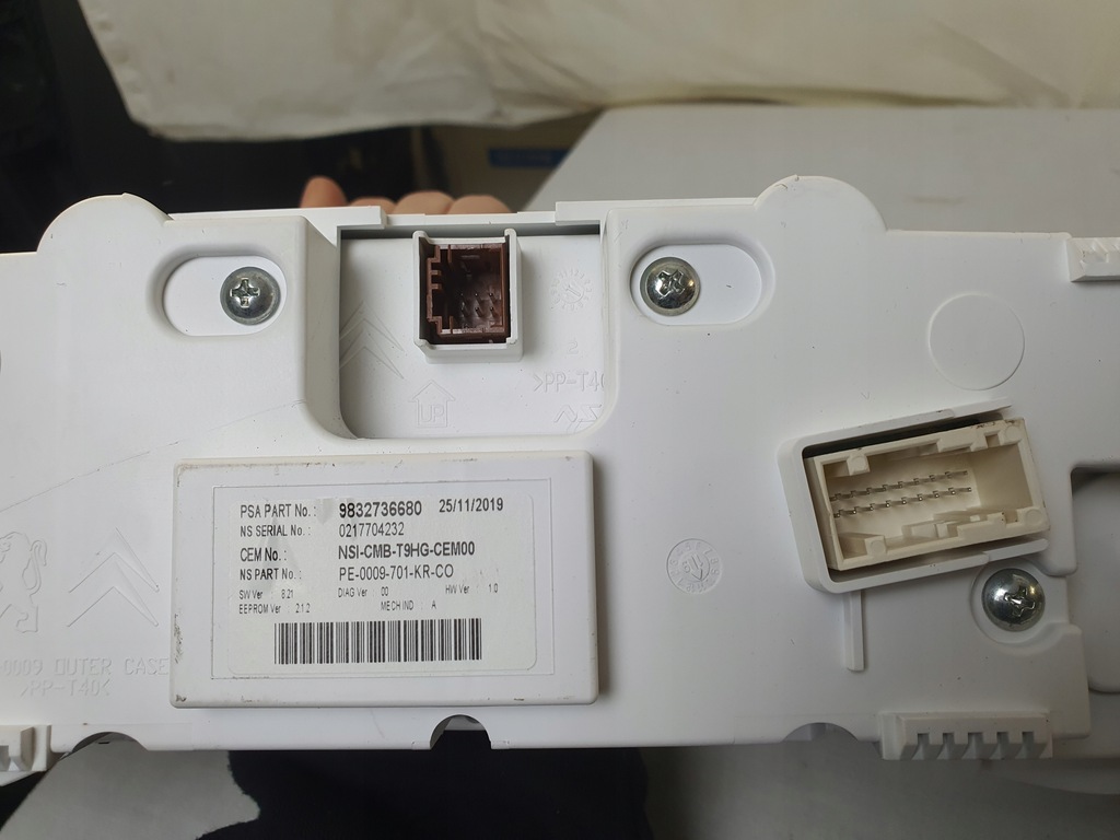 фото №5, Лічильник приладова панель peugeot 308 ii t9 9832736680
