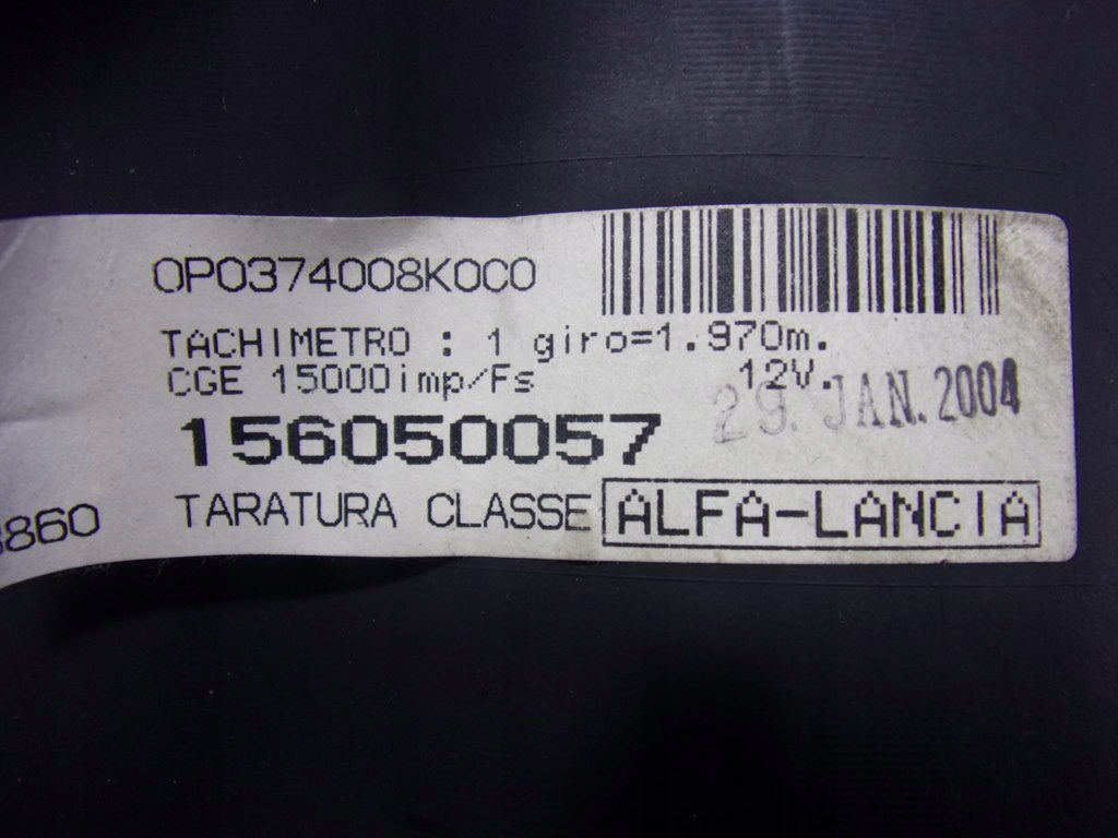 фото №6, Alfa romeo 166 lift 2.4 jtd счетчик 156050057