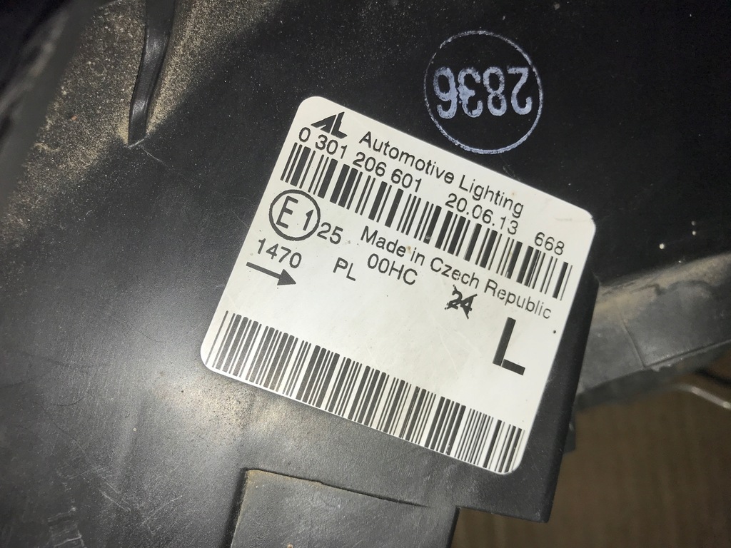 фото №7, Audi a3 8p przed lift 07r. лампа левая перед uk 8p0941003l