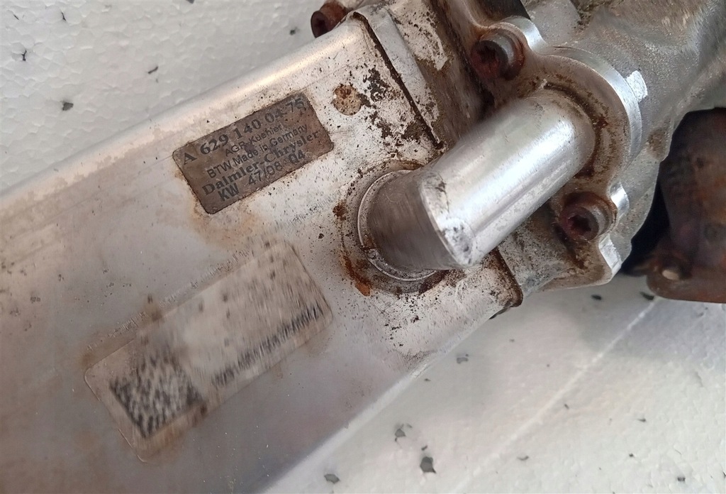 фото №10, Радіатор вихлопних газів egr mercedes ml w164 w221 420 cdi 4.0 v8 629 a6291400475