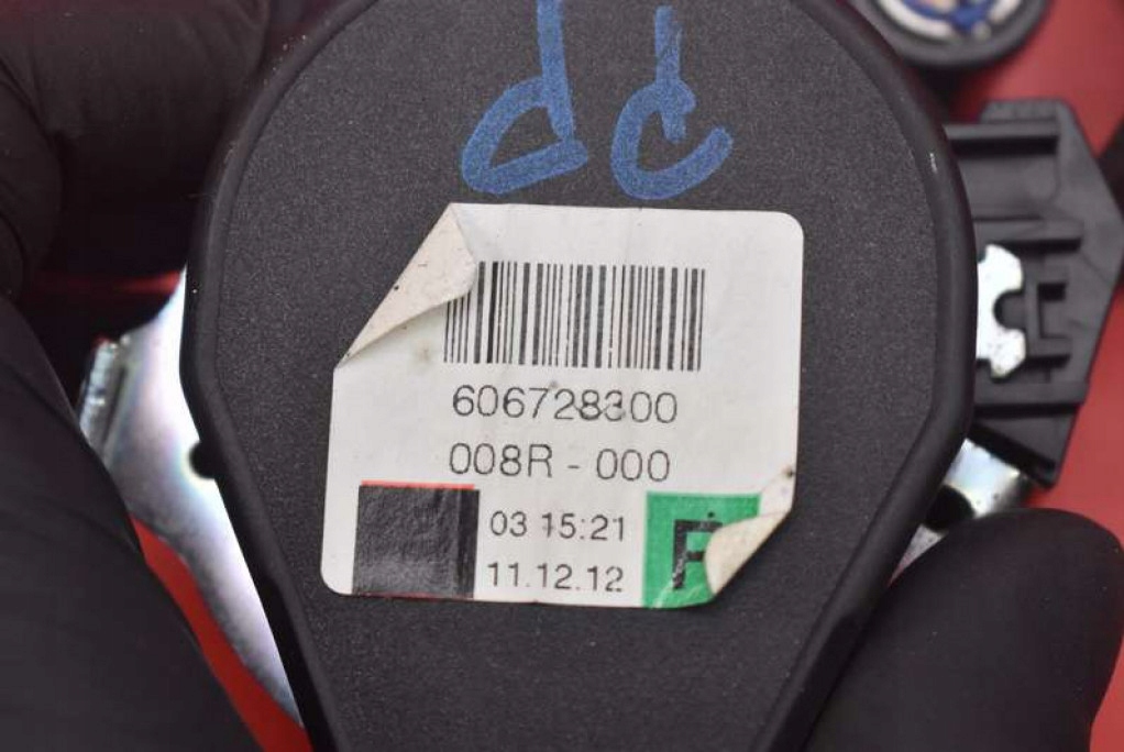 фото №7, Pas безопасности правый перед 4l1857706 audi q7 4l lift 08-15