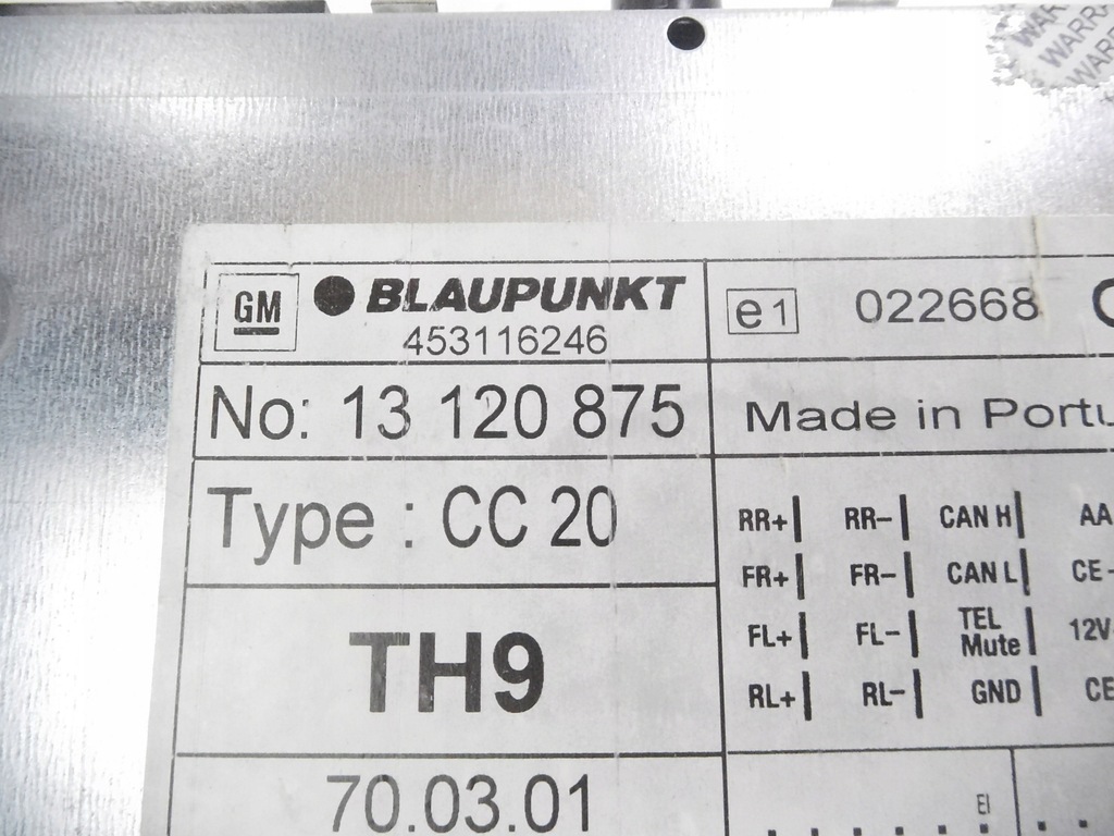 фото №11, Радио opel astra iii h 13120875