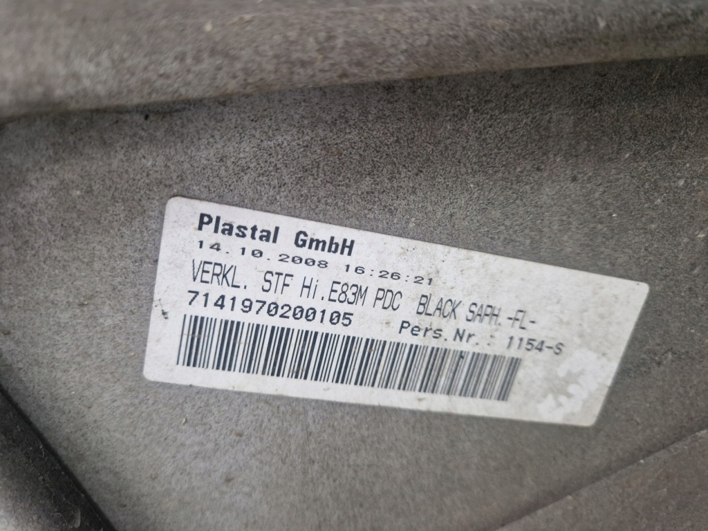 фото №12, Бампер задний bmw x3 e83 m набор black sapphire