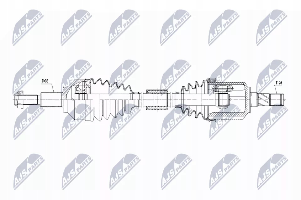 фото №2, Приводной вал приводная перед le dodge journey fiat freemont 2008-