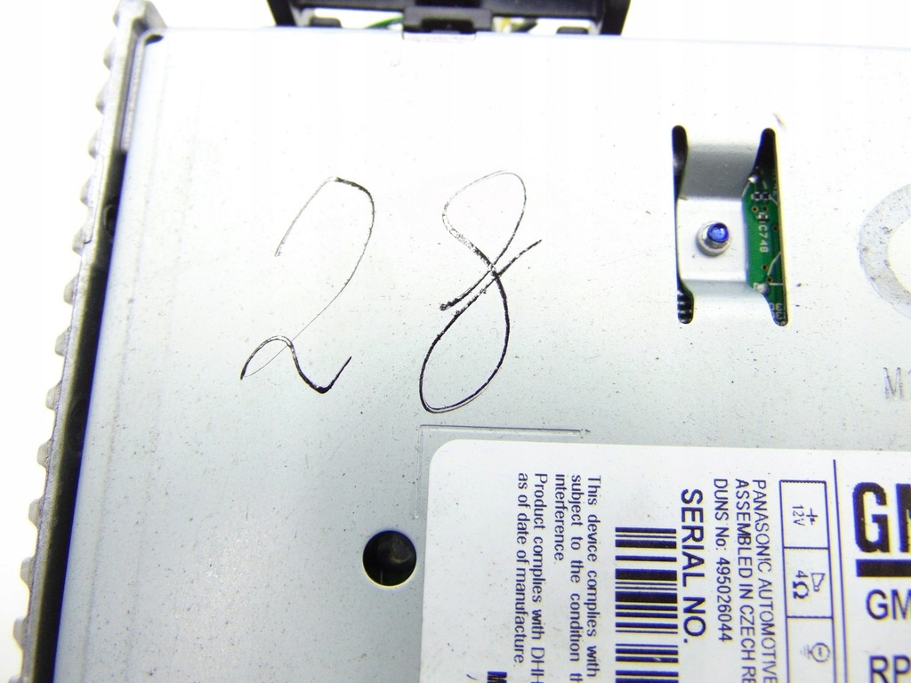 фото №5, Радіо зчитувач cd opel meriva ii b astra insignia