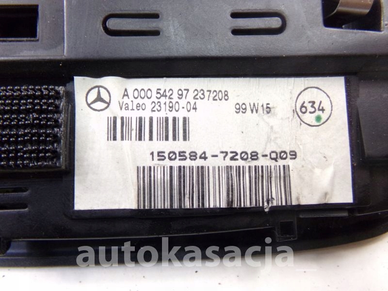 фото №6, Mercedes s w220 дисплей панель pdc 0005429723