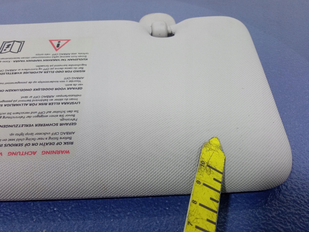 фото №8, Renault laguna iii козырёк защита солнцезащитная правая 964000023r