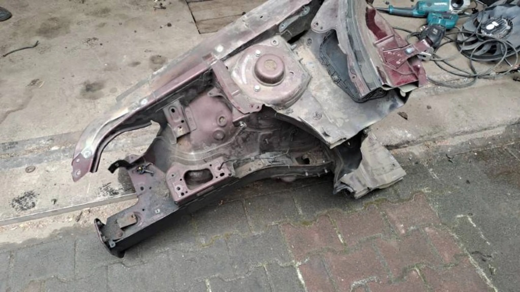 фото №4, Skoda superb ii лонжерон чверть права перед