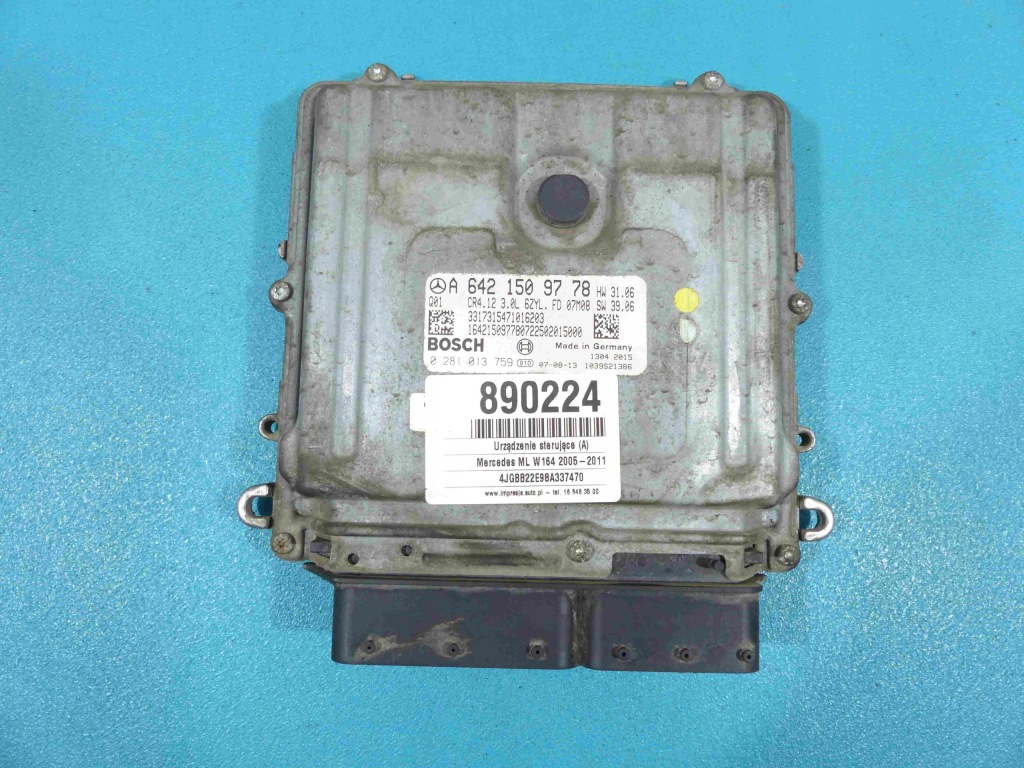 Купити Бортовий комп'ютер a6421509778 mercedes ml w164 3.0 cdi