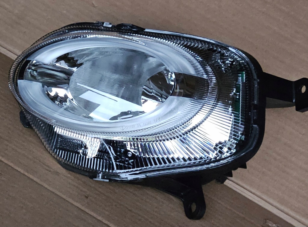 Fiat 500 рестайлинг  15-23 противотуманная фара led drl левый или правый новая Недорого