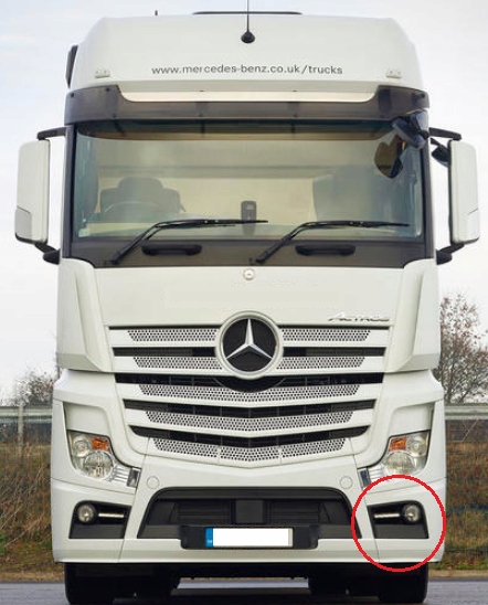 фото №2, Рамка корпус протитуманної фари mercedes actros mp4 комплект