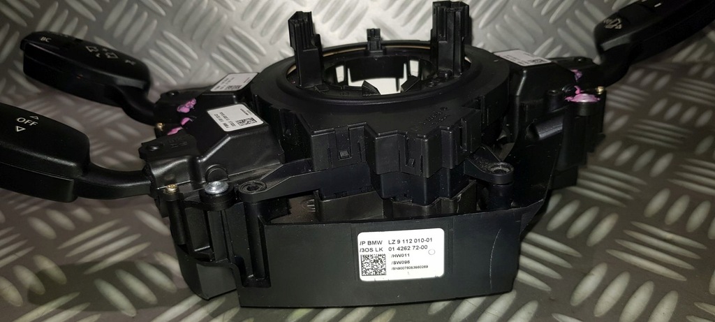 фото №8, Bmw 5 e60 e61 lift переключатель комбинированный лента датчик kąta поворота 9112010