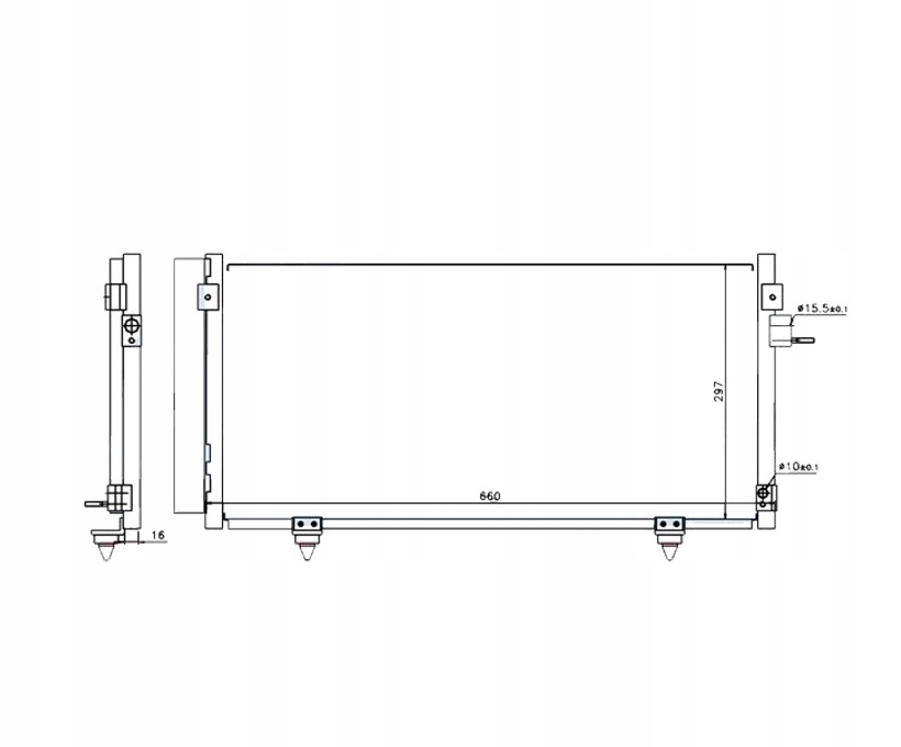 фото №1, Радіатор кондиціонера subaru forester impreza outback sti wrx 2008-11