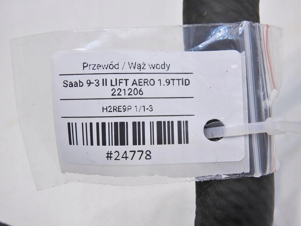 фото №6, Wąż труба wody webasto saab 9-3 ii 1.9 ttid