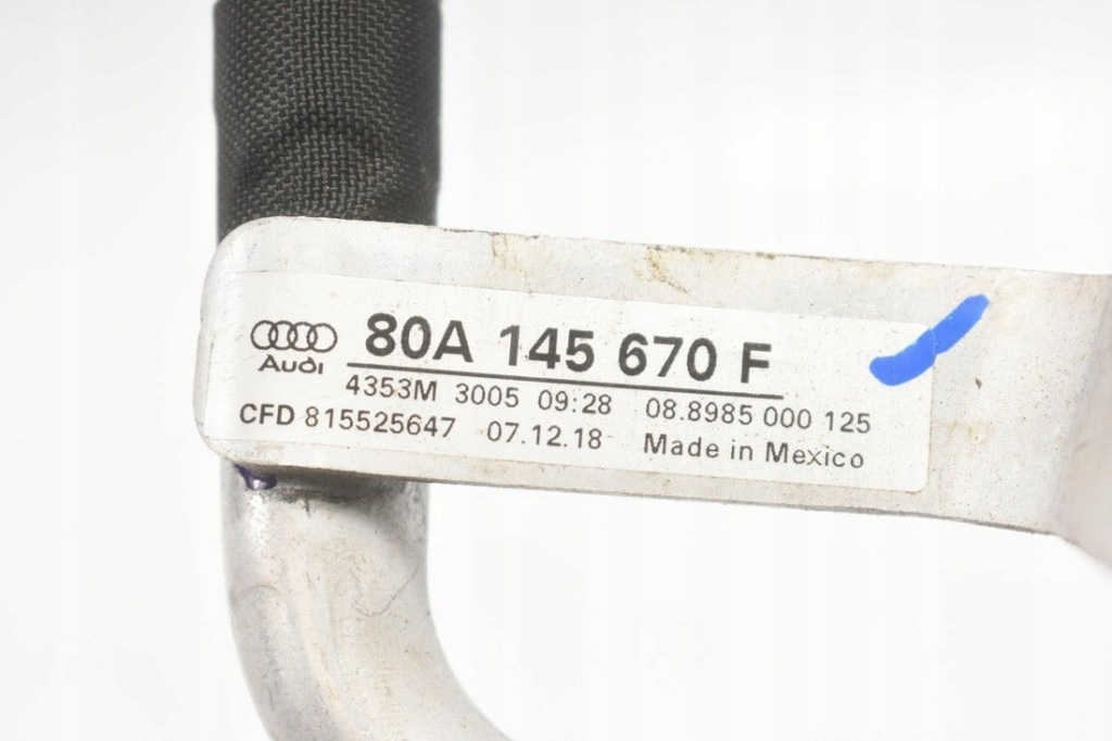 фото №8, Vw audi труба воды orginał оригинальный номер 80a145924q