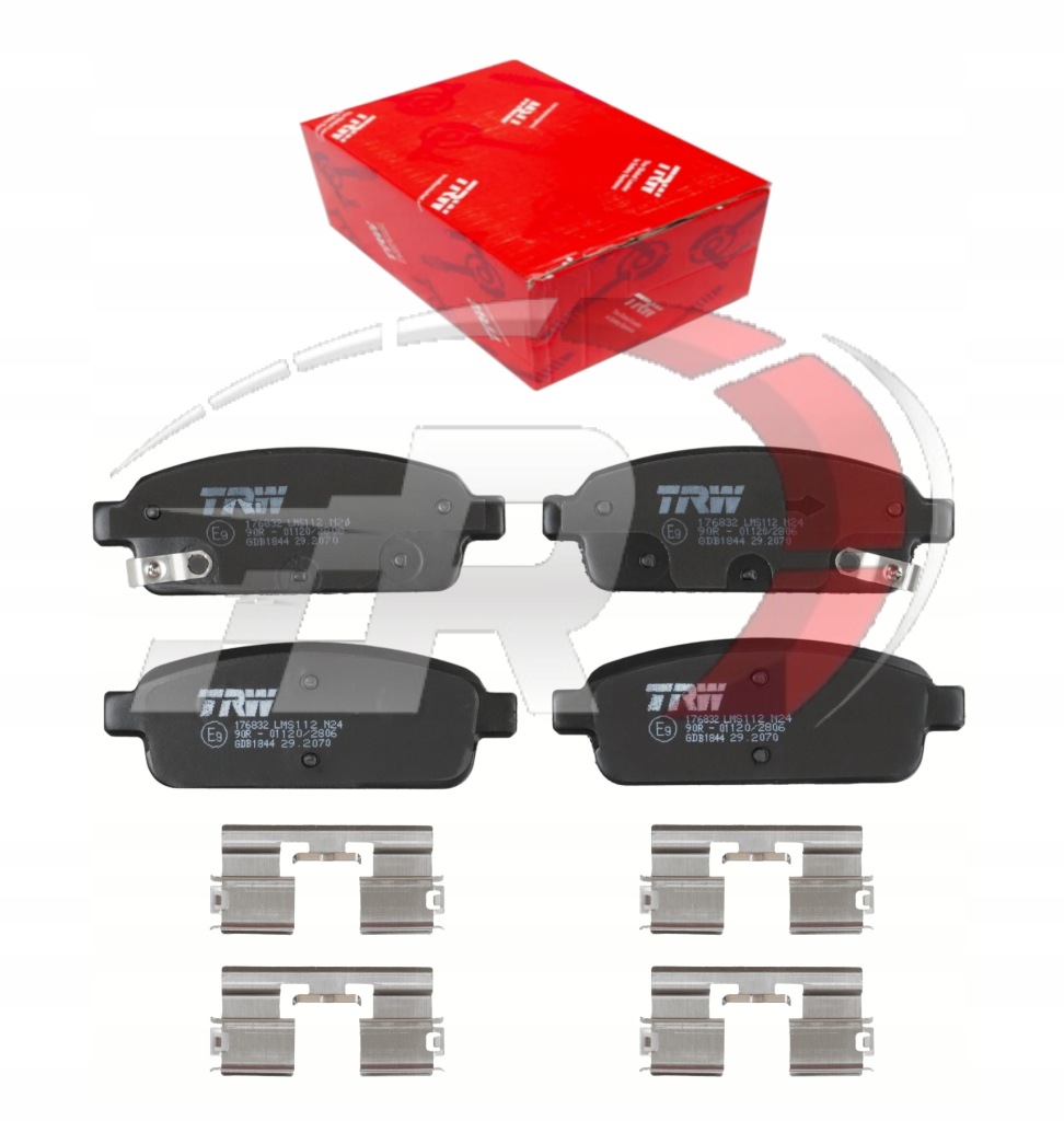 фото №1, Chevrolet volt 2011-2015 гальмівні колодки гальмівні задня + пластини