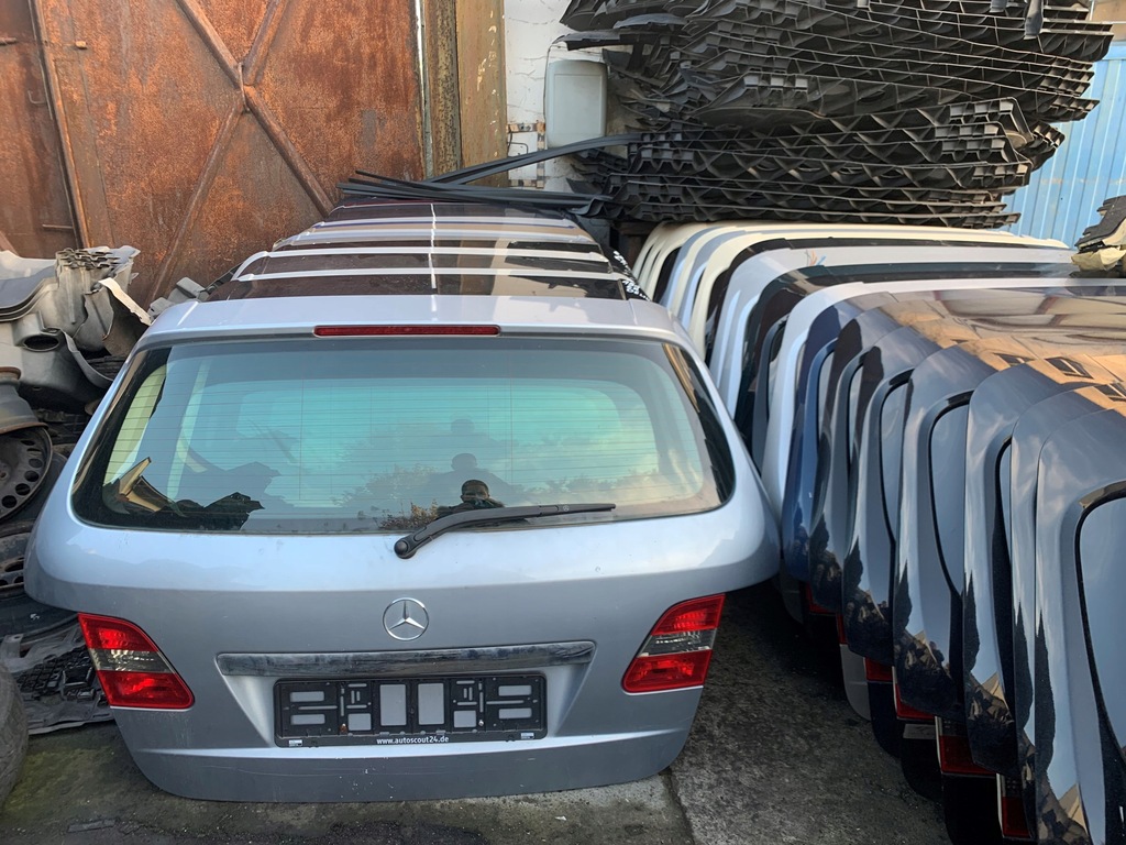 фото №10, Mercedes a klasa w169 кришка багажника задня сіра 787 ładna!