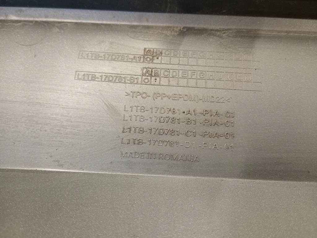 фото №10, L1tb-17d781-a1 спойлер бампера задня ford puma ii