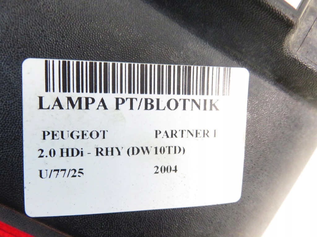 фото №6, Лампа правая задняя peugeot partner i 9621303280