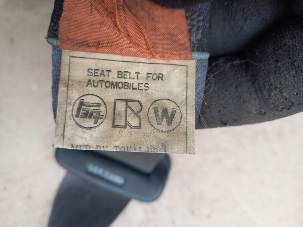 фото №13, Toyota corolla e9 87-92 pas ремені безпеки задня 3d hb