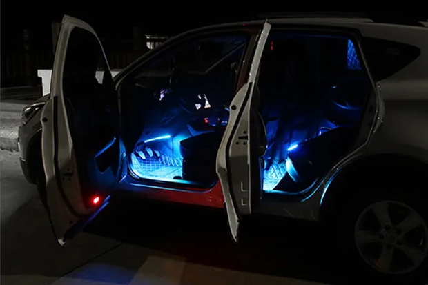 фото №10, Ремень лента led rgb na port usb освещение do салона автомобиля автомобиля 5m