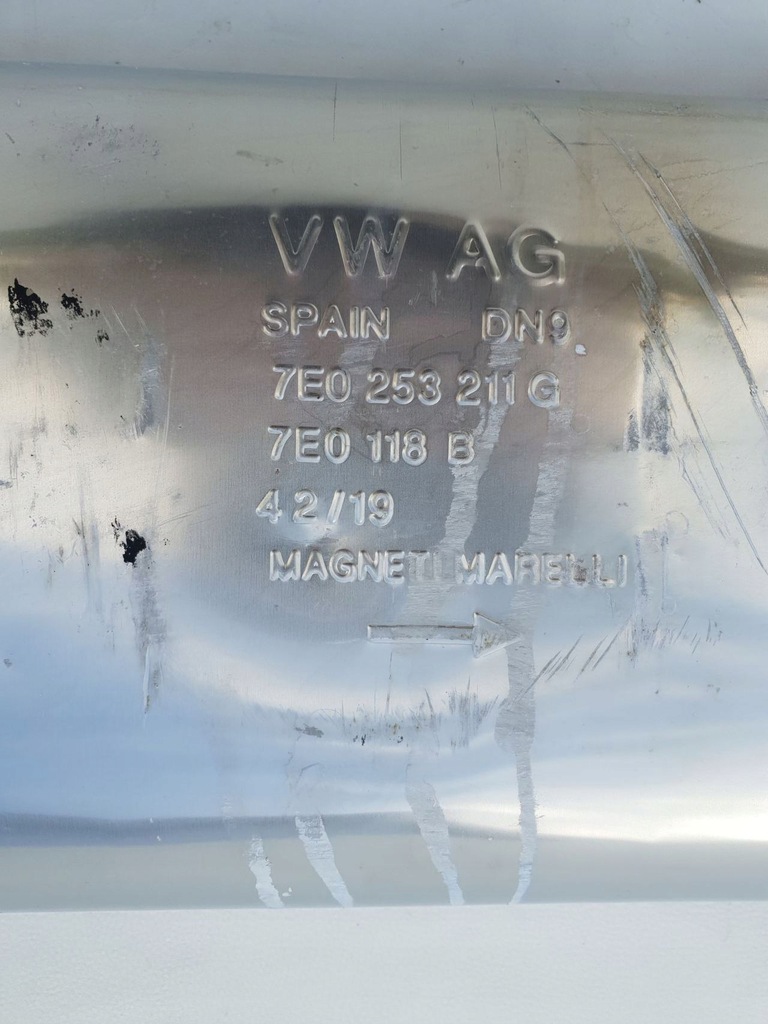 фото №7, Vw transporter t6 2.0 tdi 7e253211g выхлоп гаситель