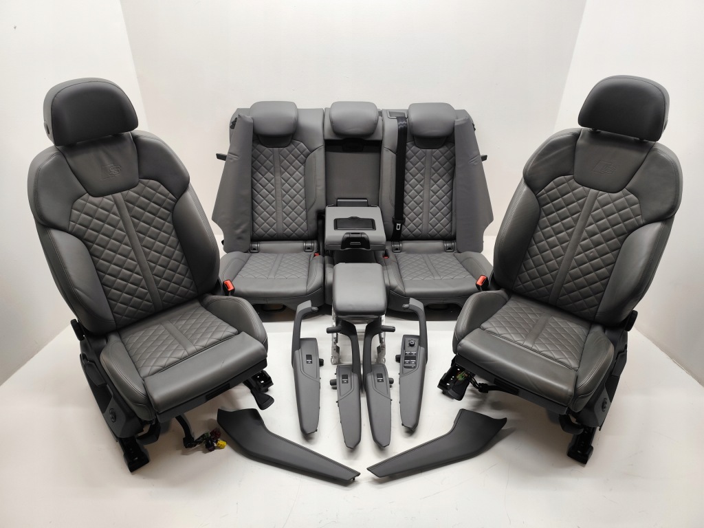 фото №1, Audi q5 80a s-line сидіння заднє сидіння комплект шкіра