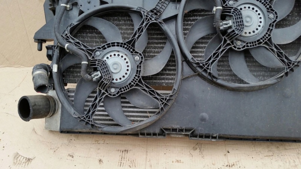 Комплект радиатор с вентиляторы fiat ducato 1358017080 Цена