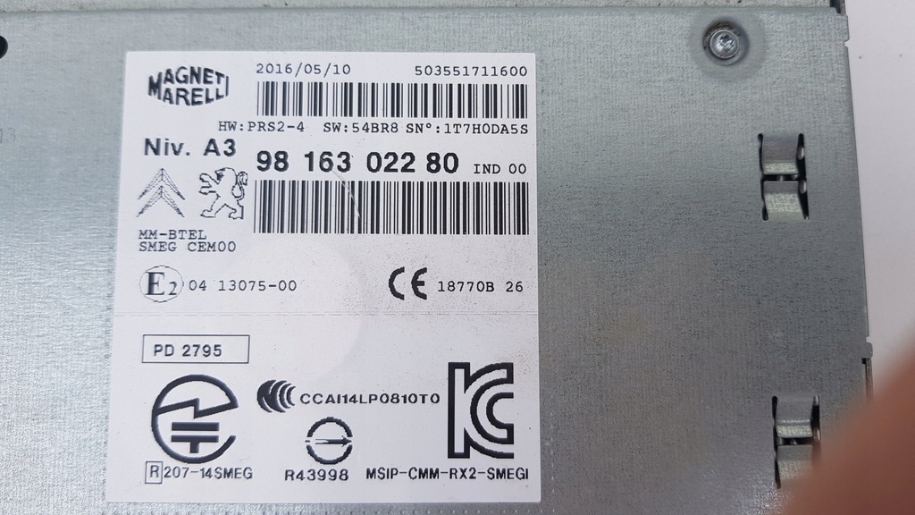 фото №6, Радио, автомагнитола citroen c4 cactus eu