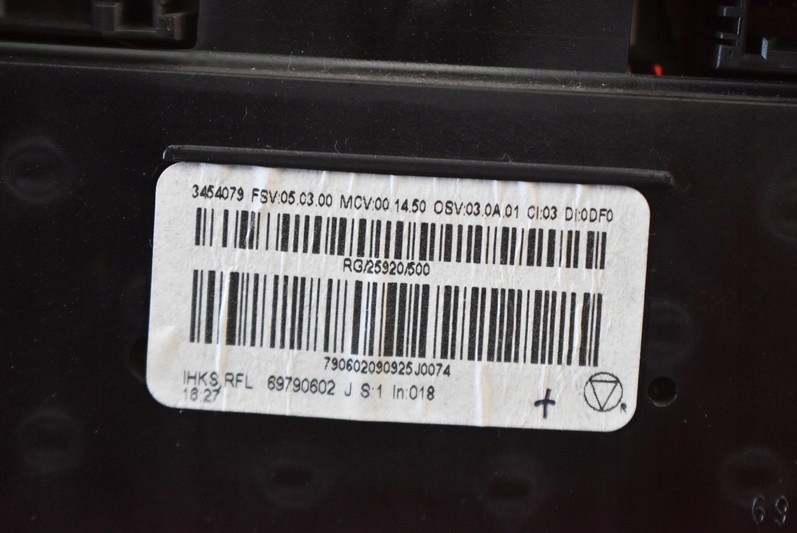 фото №7, Панель керування обдув кондиціонер 69790602 mini cooper one r56 06-10